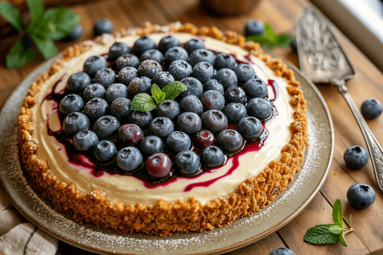 Heidelbeer Joghurt Torte