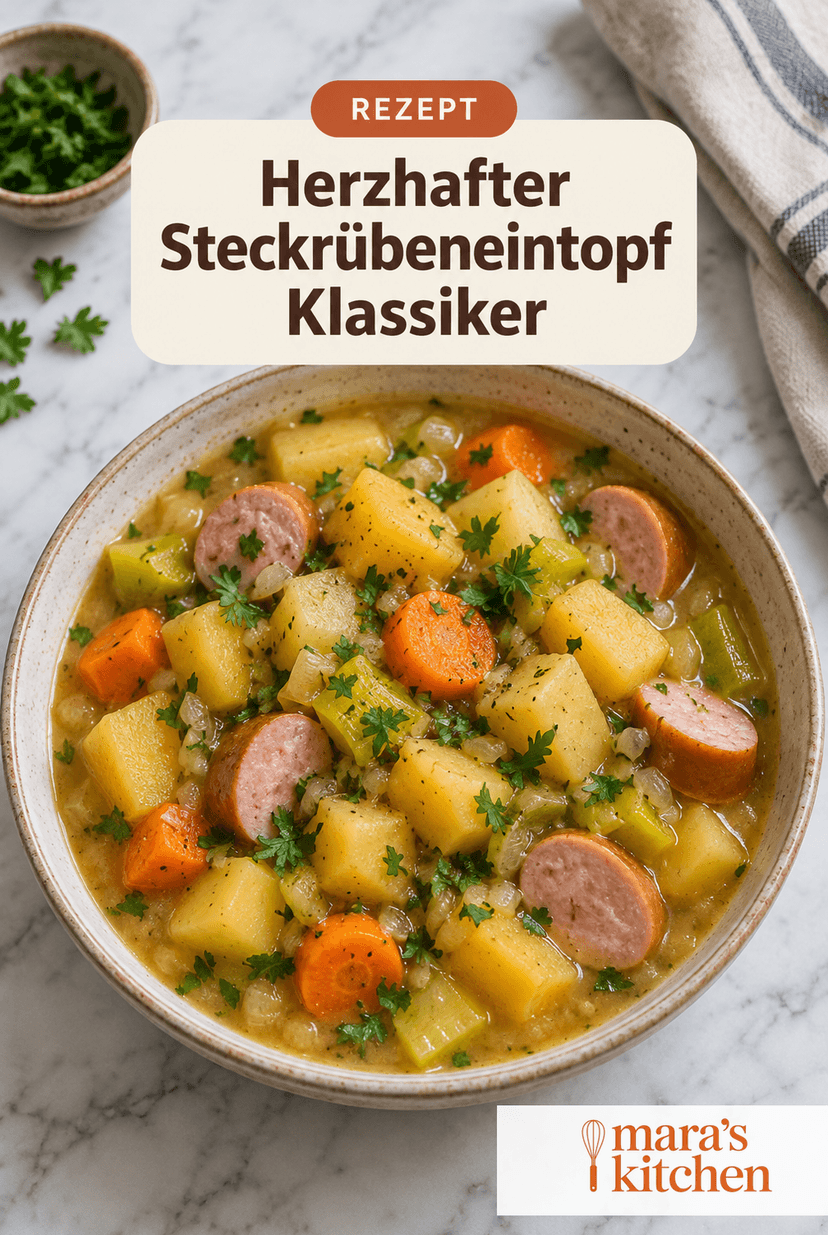 Herzhafter Steckrübeneintopf: wärmend wie bei Oma und wunderbar sättigend - Suppe & Eintopf Rezept