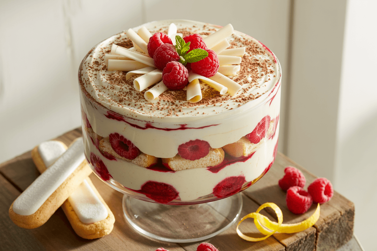 Himbeer-Tiramisu ohne Backen