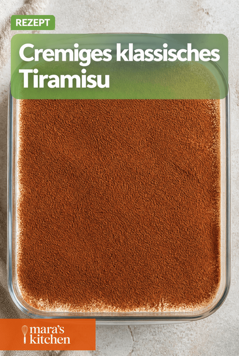 Himmlisches Tiramisu: cremig, klassisch & unvergleichlich italienisch - Dessert Rezept