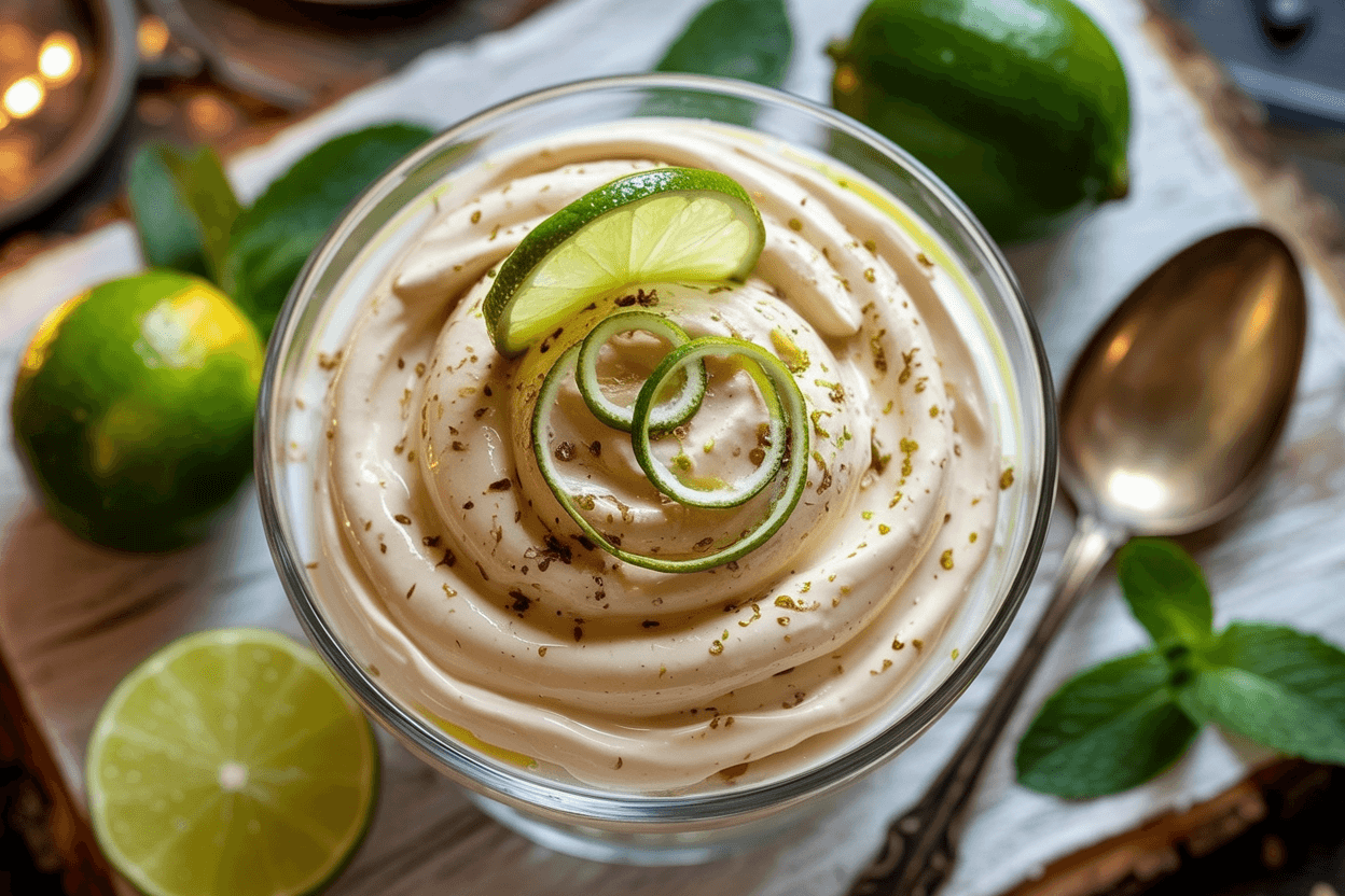Joghurt-Limetten-Mousse