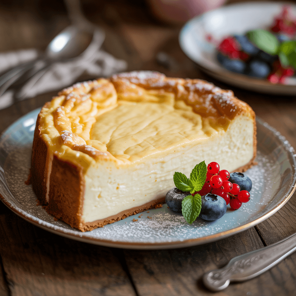Klassischer Deutscher Käsekuchen