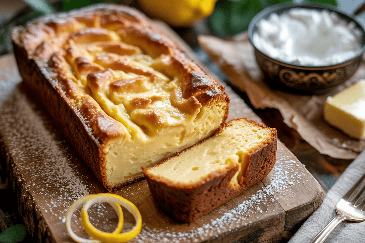 Käsekuchen aus der Kastenform