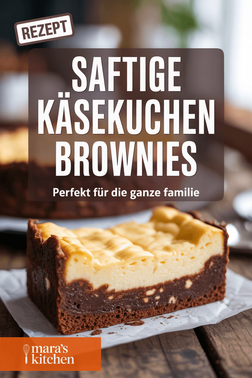 Käsekuchen Brownies - Kuchen Rezept