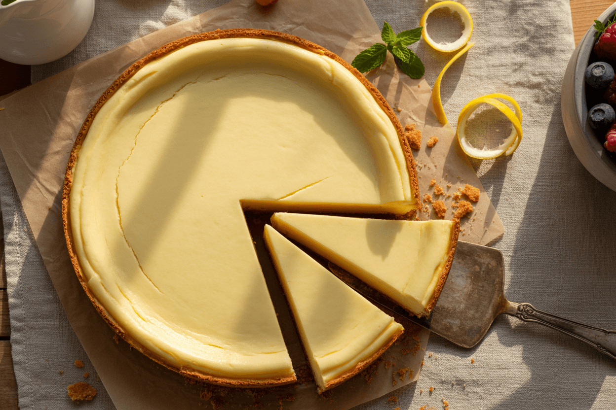 Käsekuchen mit Frischkäse