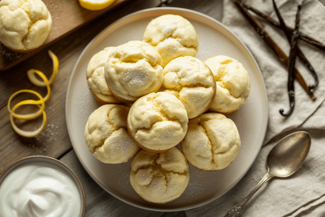 Käsekuchen Muffins ohne Boden