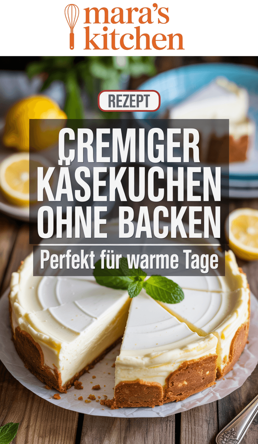Käsekuchen Ohne Backen - Kuchen Rezept