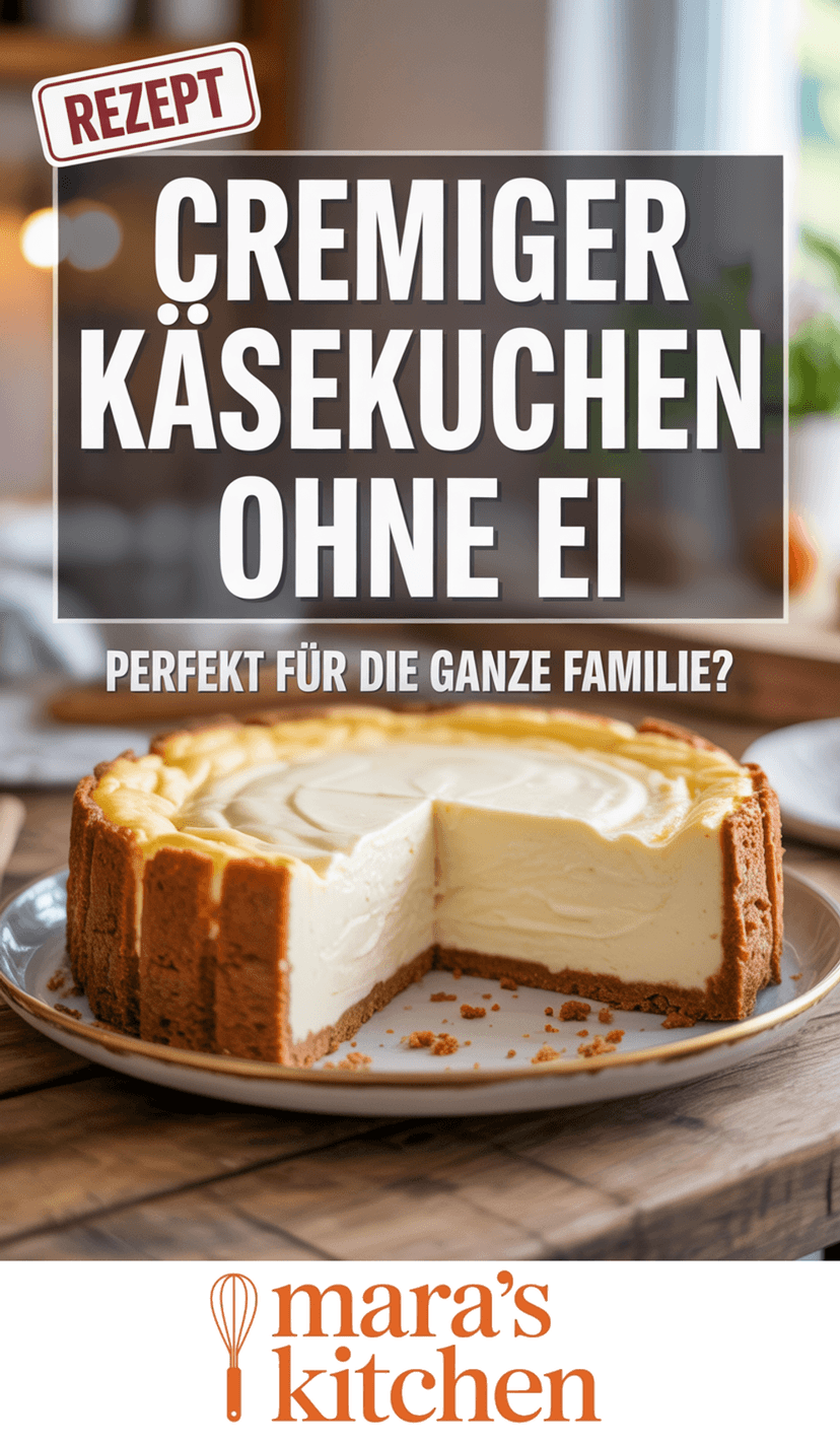 Käsekuchen ohne Ei mit Quark - Kuchen Rezept