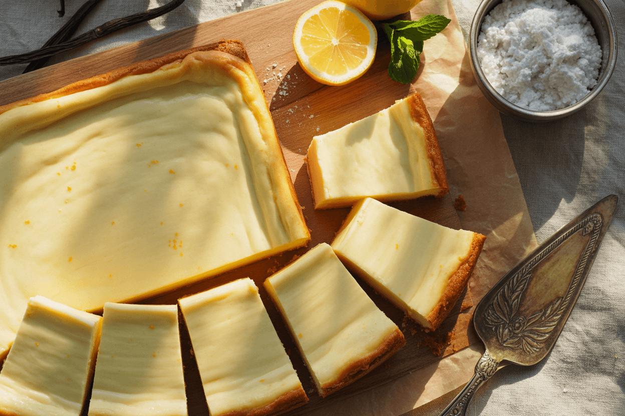 Käsekuchen vom Blech