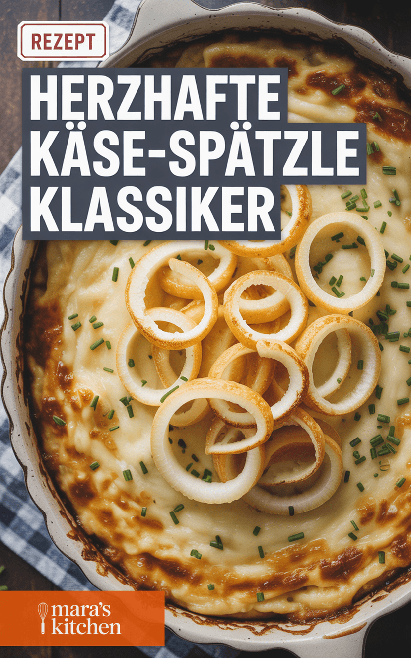 Käsespätzle – Schwäbischer Klassiker - Hauptgericht Rezept