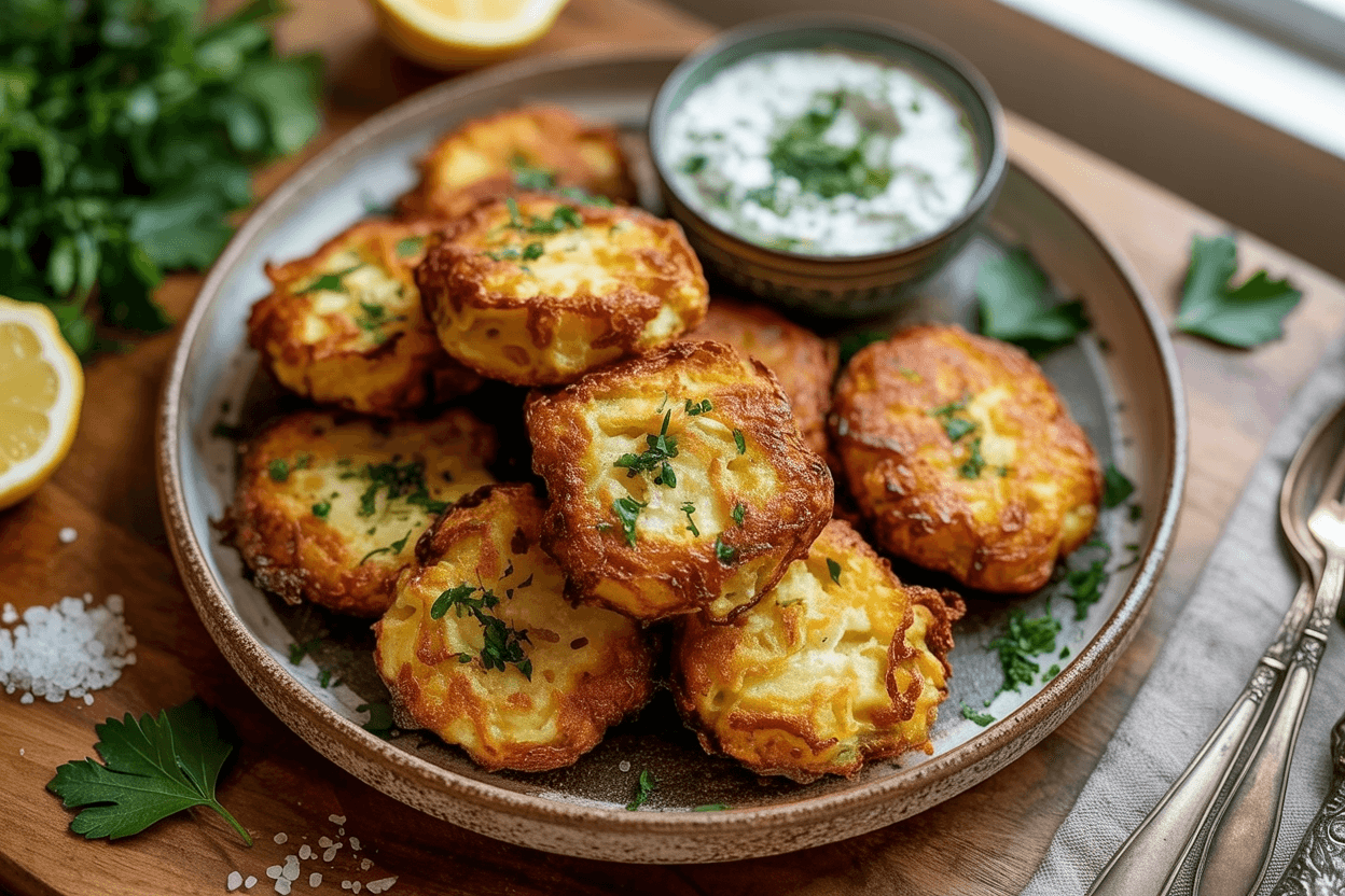 Kartoffel-Feta-Puffer