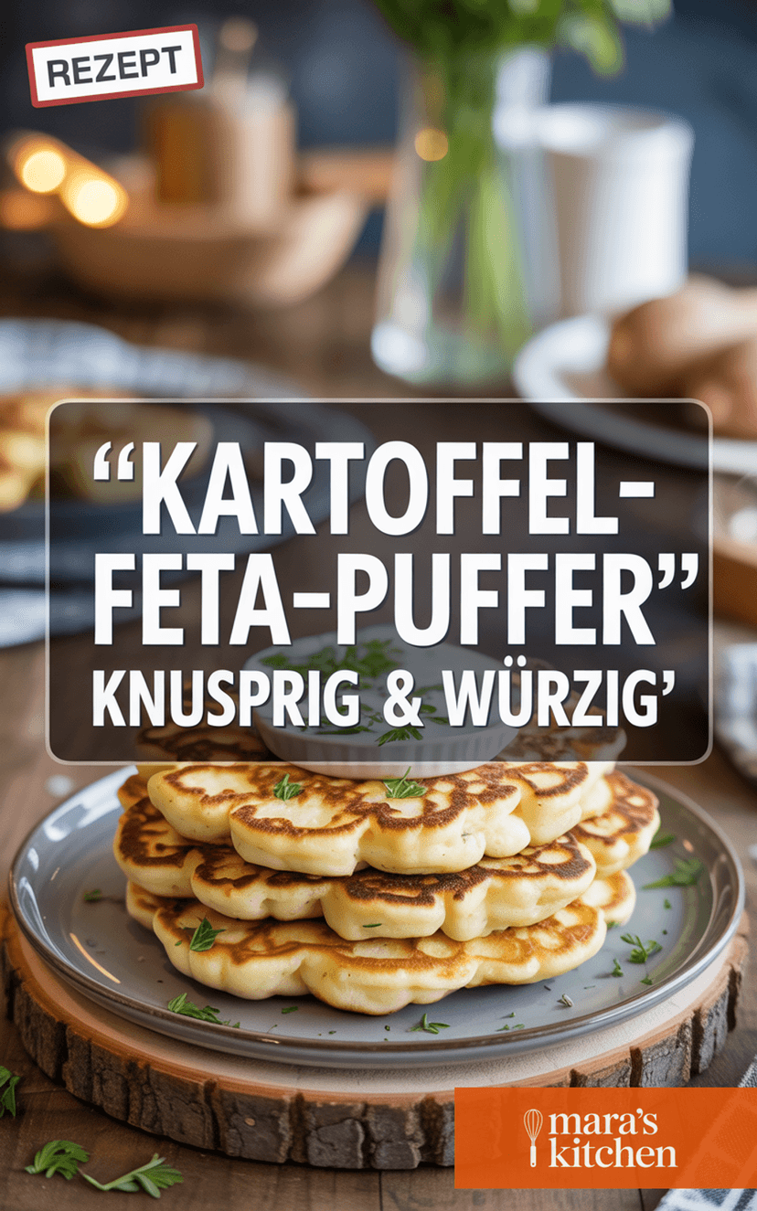 Kartoffel-Feta-Puffer - Hauptgericht Rezept