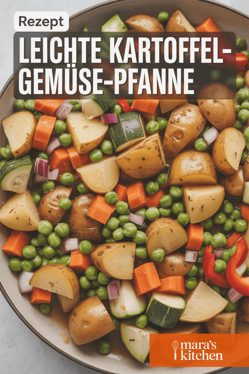 Kartoffel-Gemüse-Pfanne unter 500 Kalorien - Hauptgericht Rezept