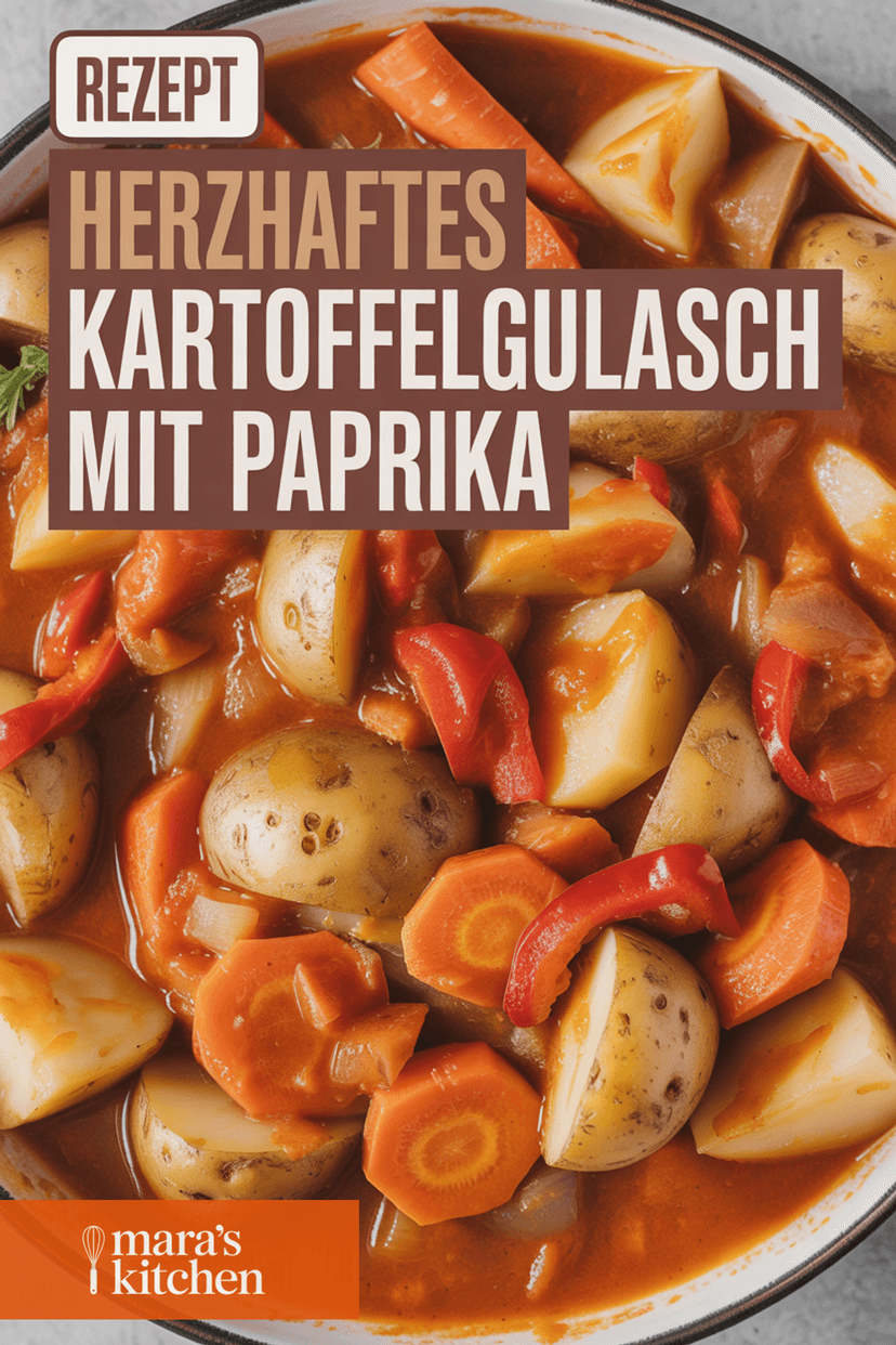 Kartoffel Gulasch mit Paprika - Hauptgericht Rezept