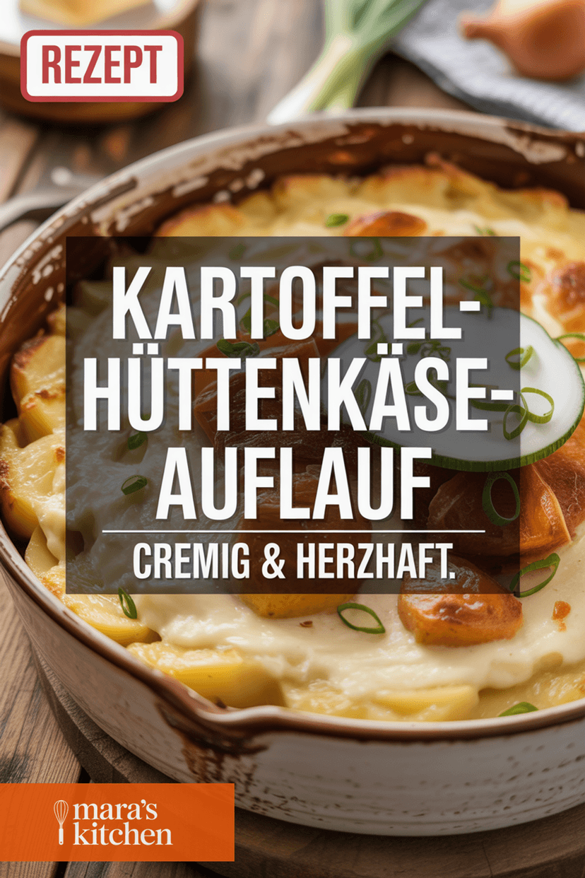 Kartoffel-Hüttenkäse-Auflauf - Hauptgericht Rezept