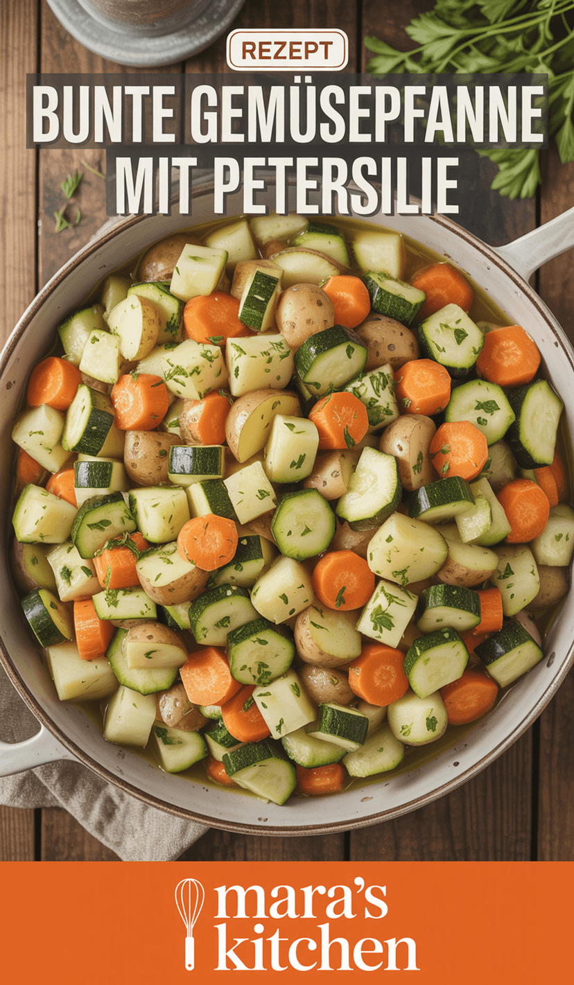 Kartoffel-Karotten-Zucchini-Pfanne - Hauptgericht Rezept