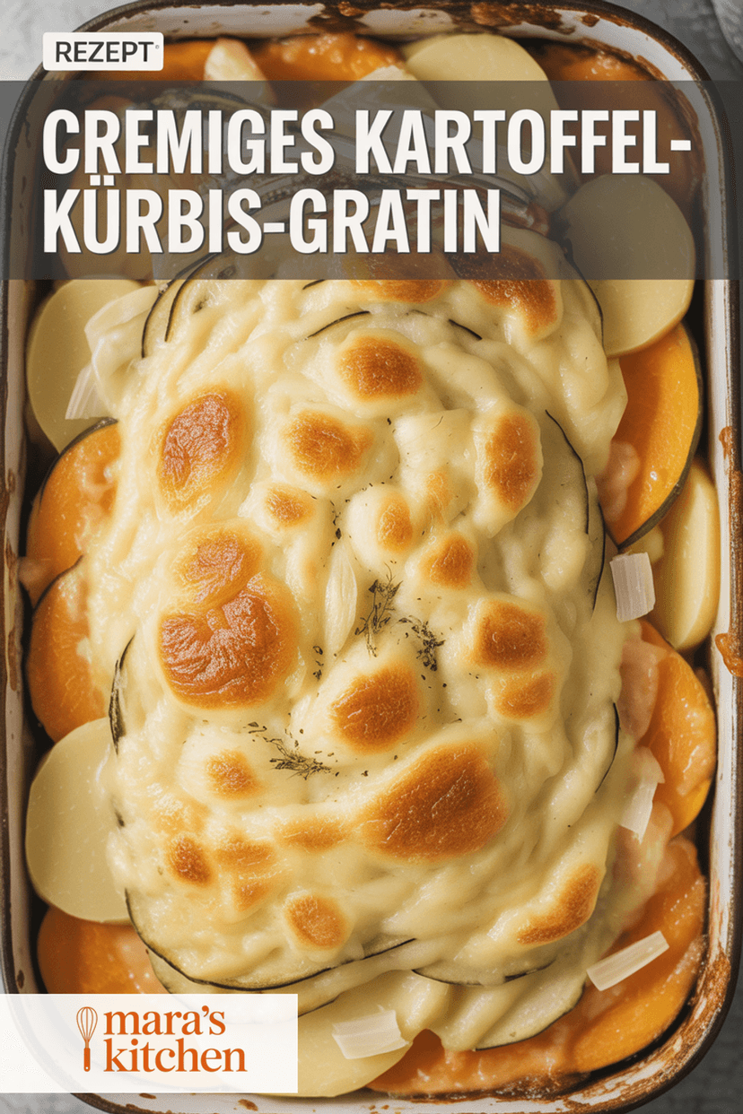 Kartoffel-Kürbis-Gratin - Hauptgericht Rezept