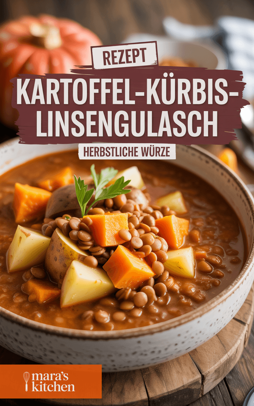 Kartoffel-Kürbis-Linsengulasch - Hauptgericht Rezept