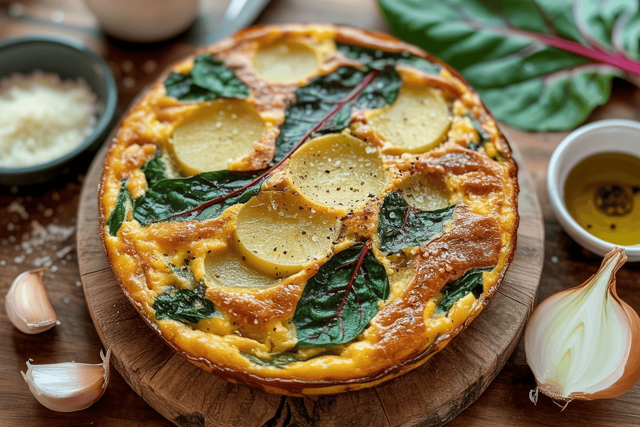 Kartoffel-Mangold-Frittata