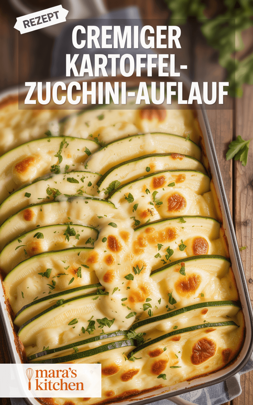 Kartoffel-Zucchini-Auflauf mit Käse - Hauptgericht Rezept