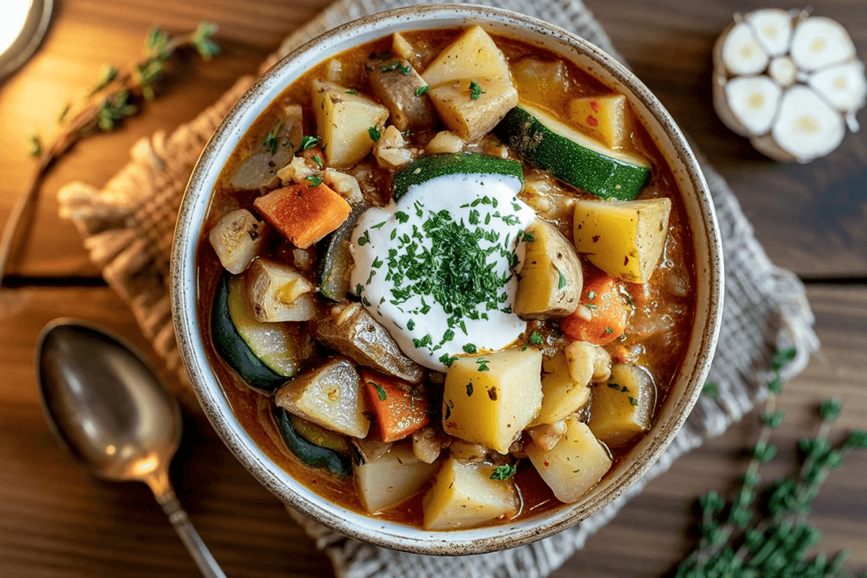 Kartoffel-Zucchini-Eintopf