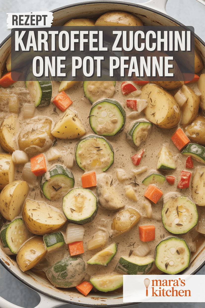 Kartoffel Zucchini One Pot Pfanne - Hauptgericht Rezept