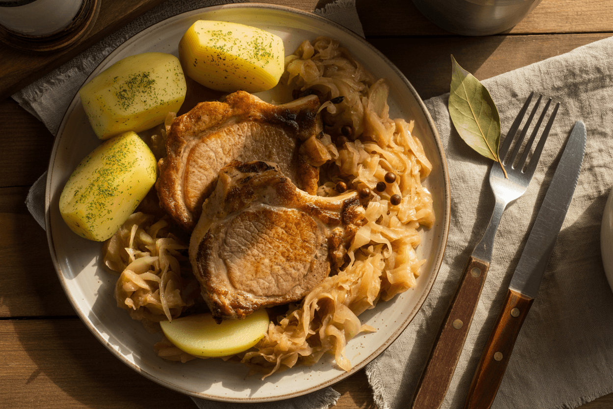 Kassler mit Sauerkraut – Der deftige Klassiker