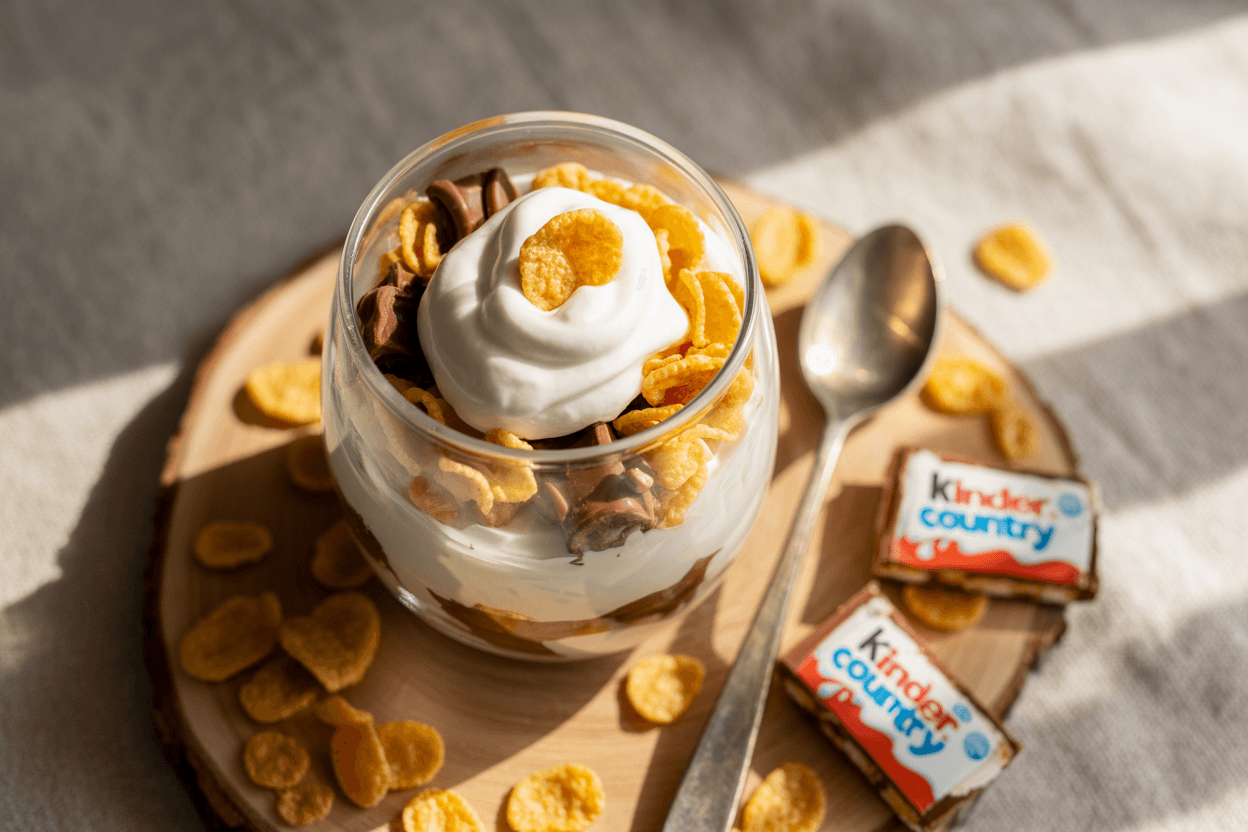 Kinder Country Dessert im Glas