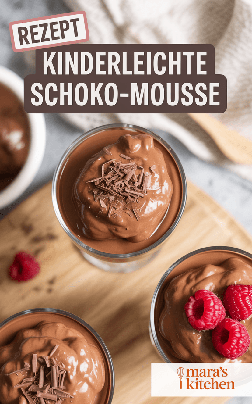 Kinderleichte Schoko-Mousse - Dessert Rezept