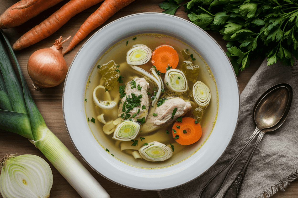 Klassische Hühnersuppe – Wie bei Oma