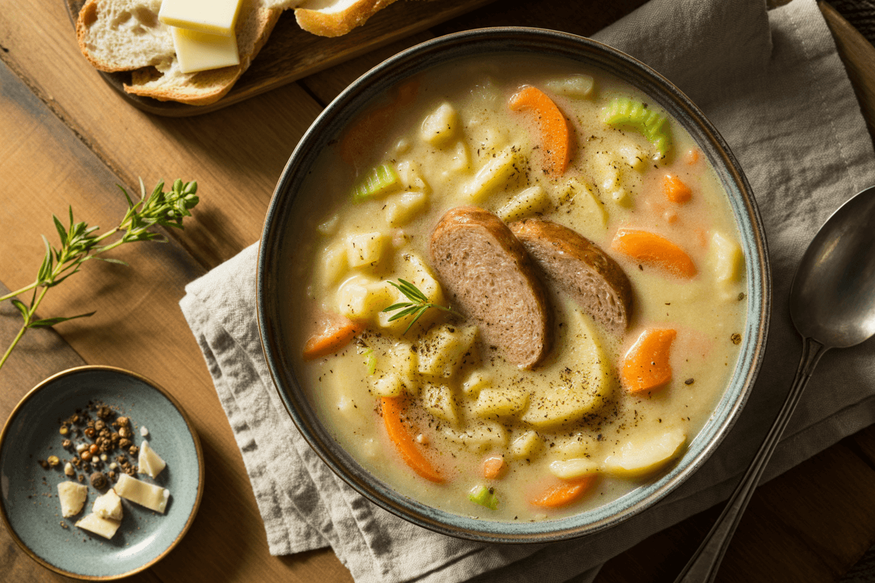 Klassische Kartoffelsuppe