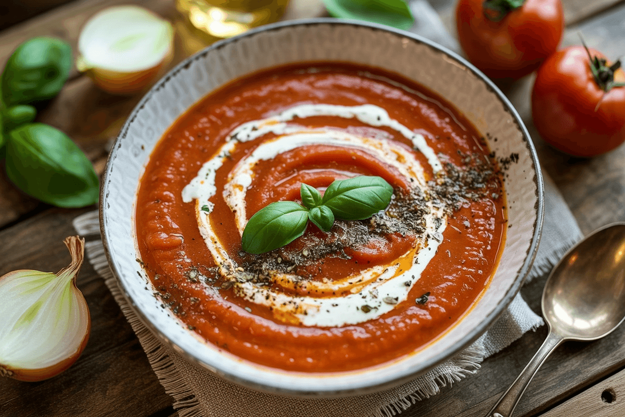 Klassische Tomatensuppe
