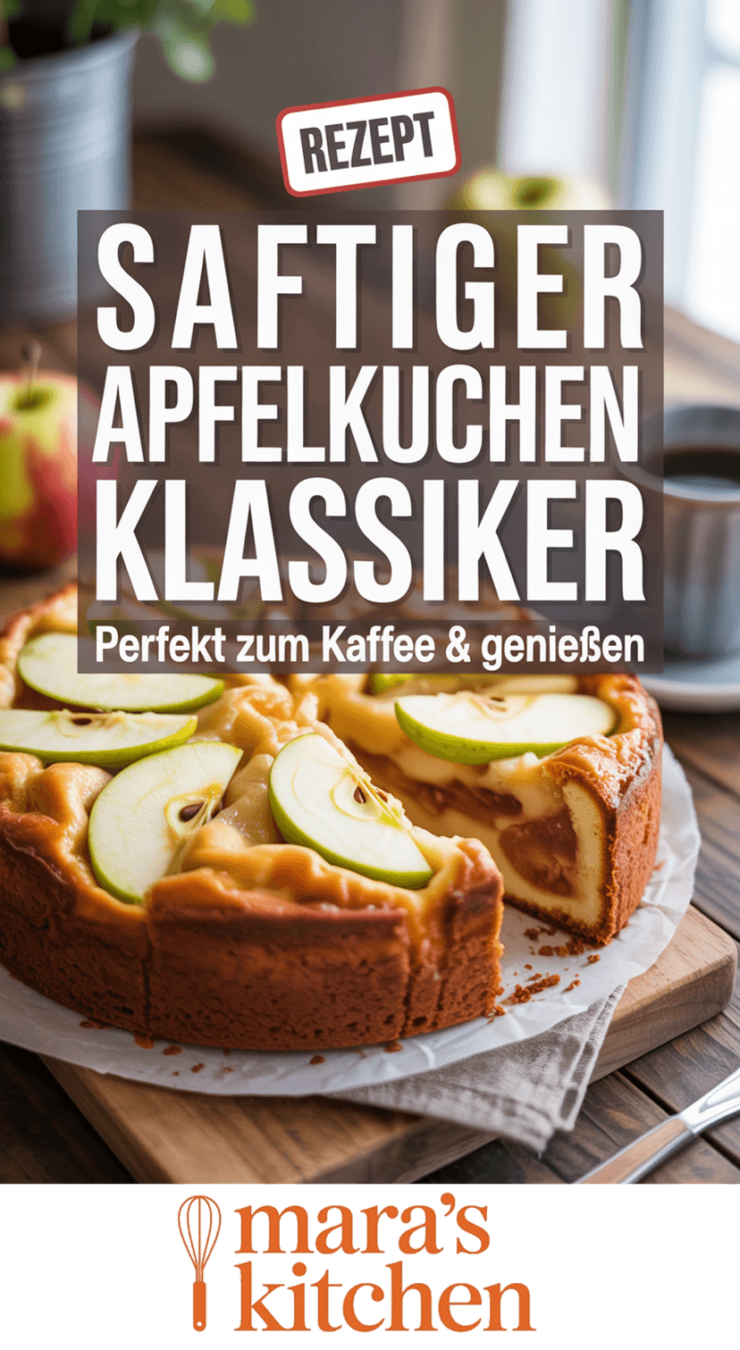 Klassischer deutscher Apfelkuchen - Dessert Rezept