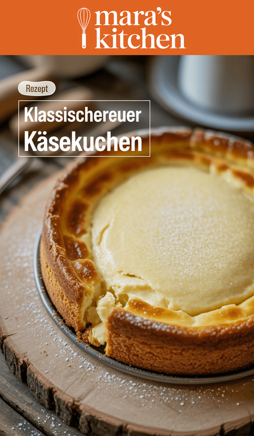 Klassischer Deutscher Käsekuchen - Backen Rezept
