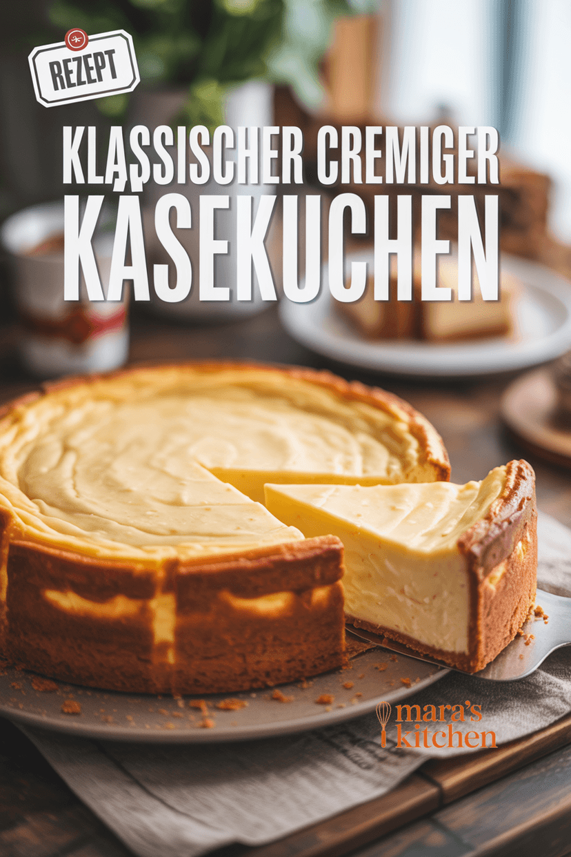Klassischer Käsekuchen - Dessert Rezept