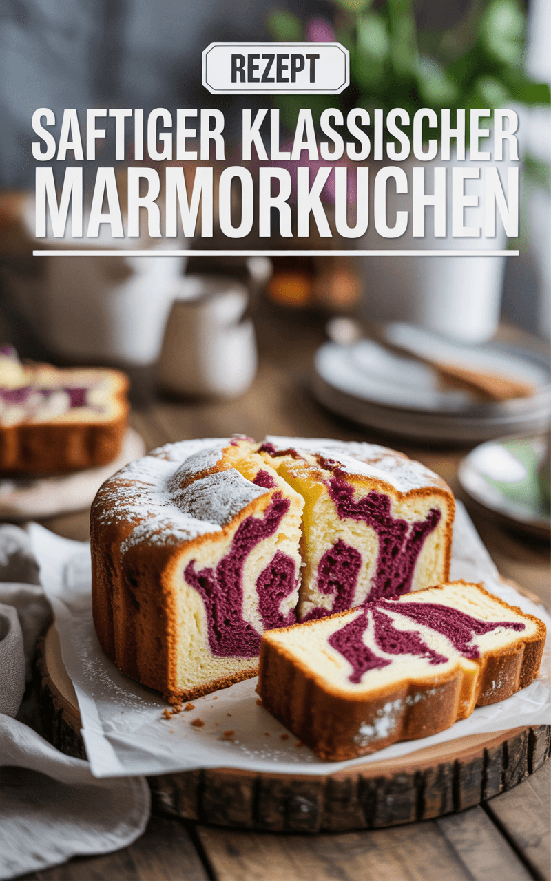 Klassischer Marmorkuchen - Dessert Rezept