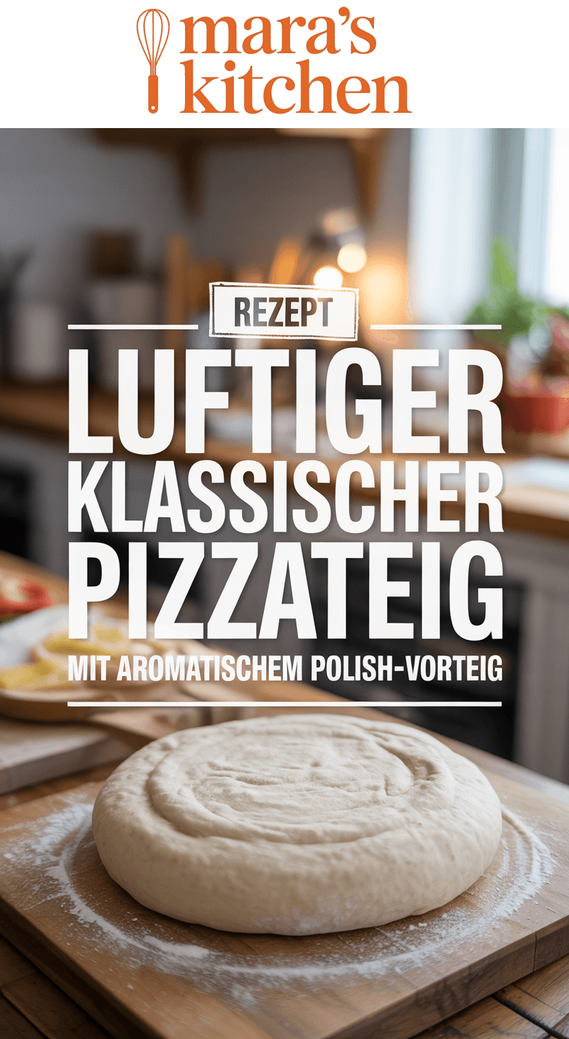 Klassischer Pizzateig mit Poolish - Hauptgericht Rezept
