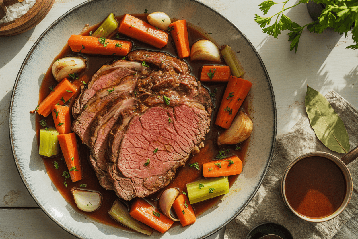 Klassischer Rinderbraten