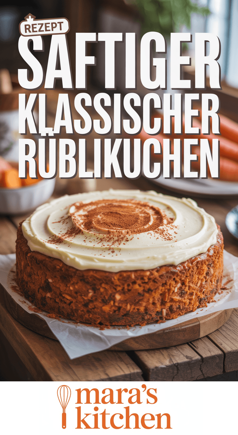 Klassischer Rüblikuchen (Karottenkuchen) - Backen Rezept