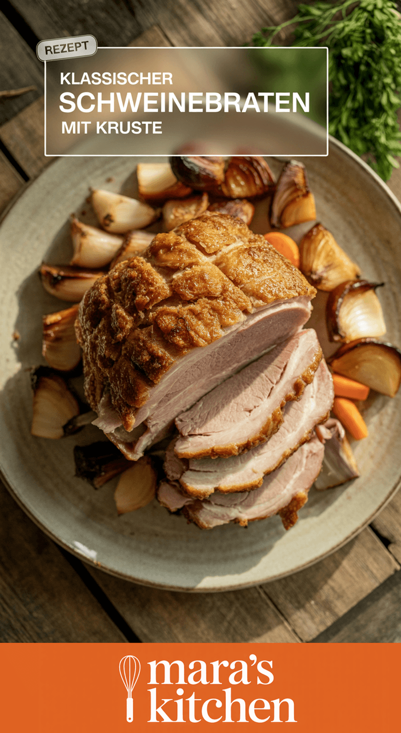 Klassischer Schweinebraten aus dem Ofen - Hauptgericht Rezept