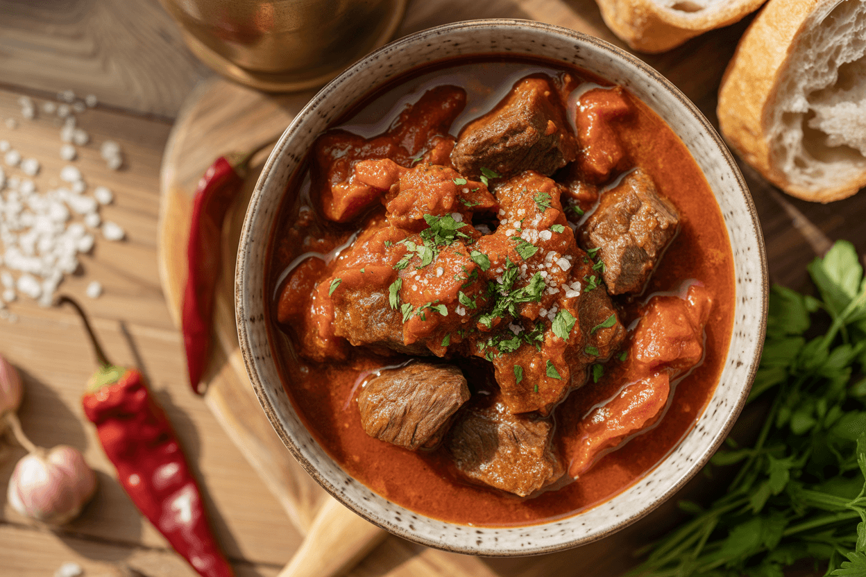 Klassisches Gulasch – Zart & Aromatisch