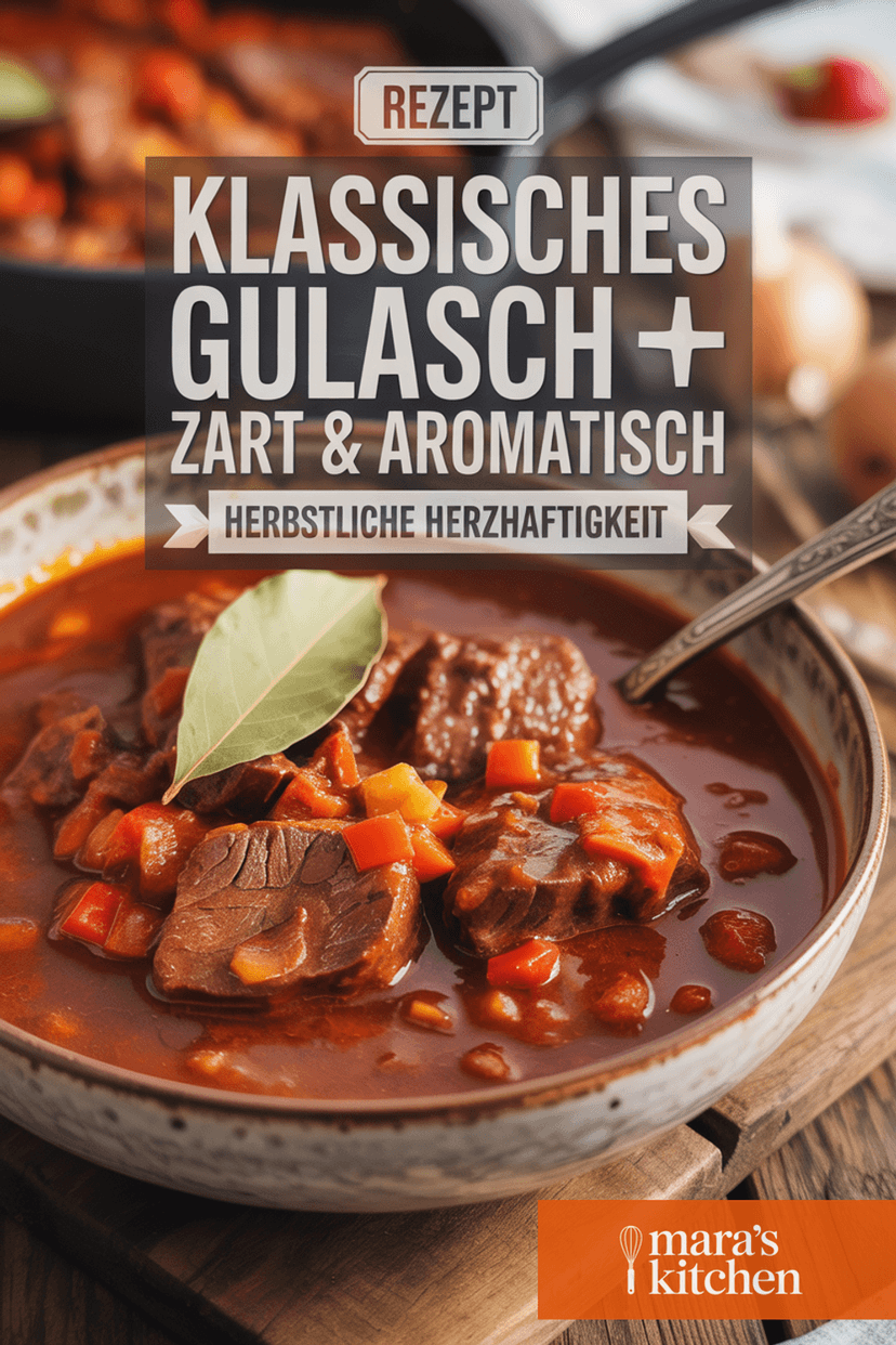 Klassisches Gulasch – Zart & Aromatisch - Hauptgericht Rezept