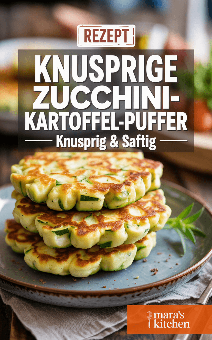 Knusprige Zucchini-Kartoffel-Puffer - Beilage Rezept