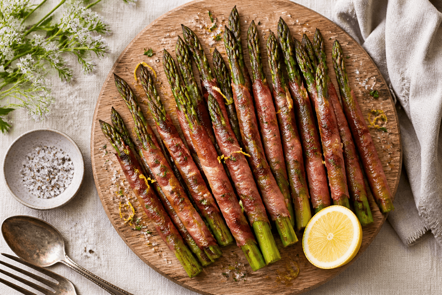 Knuspriger Spargel im Schinkenmantel: Frühlingsgenuss vom Grill
