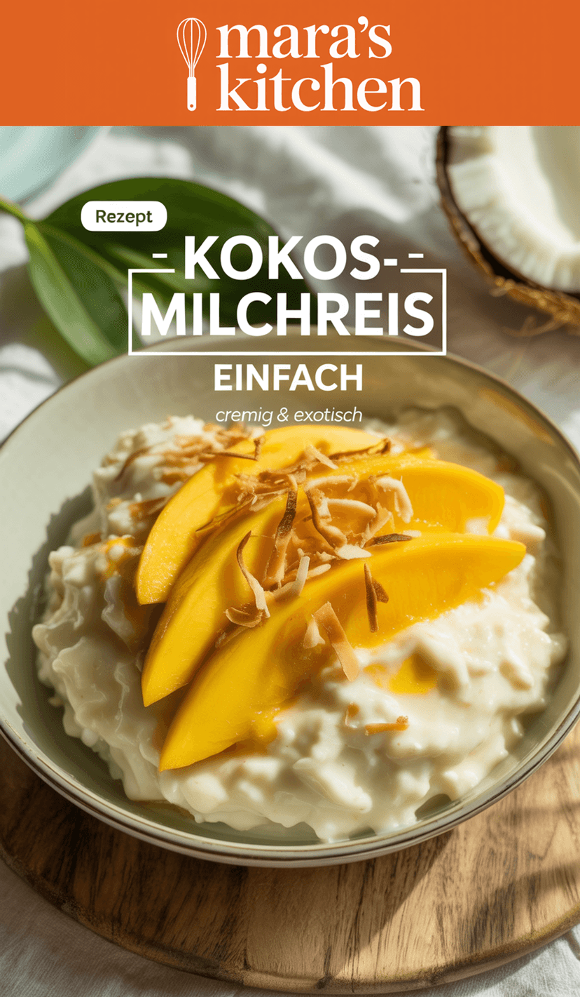 Kokos-Milchreis einfach - Dessert Rezept