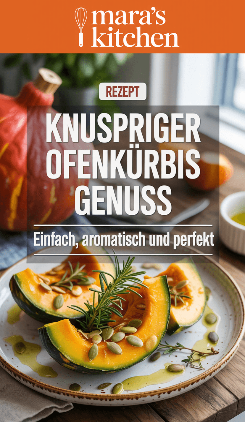 Kürbis aus dem Ofen – Einfaches Ofenkürbis-Rezept - Beilage Rezept