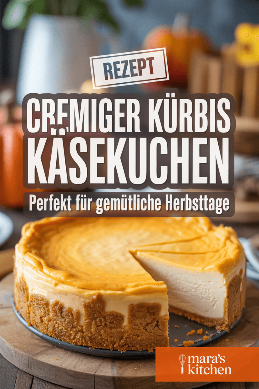Kürbis Käsekuchen - Kuchen Rezept