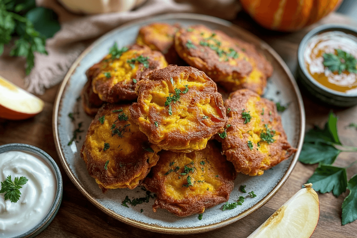 Kürbis Kartoffel Puffer