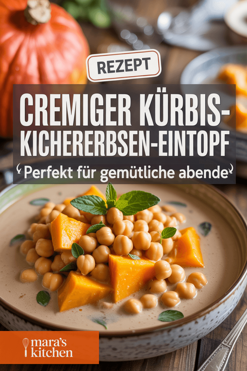 Kürbis-Kichererbsen-Eintopf mit Kokosmilch - Suppe & Eintopf Rezept