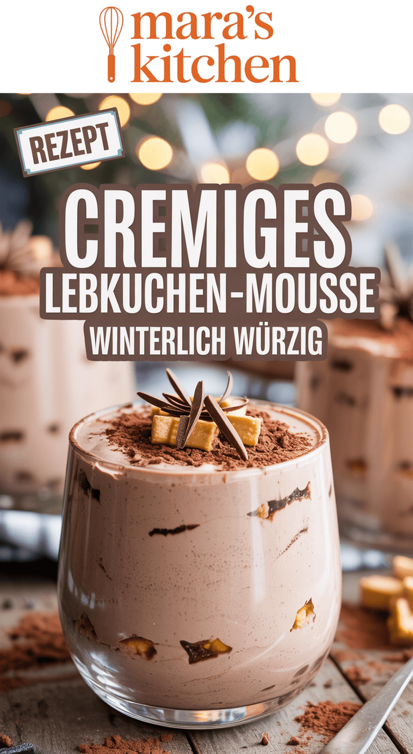 Lebkuchen-Mousse - Dessert Rezept